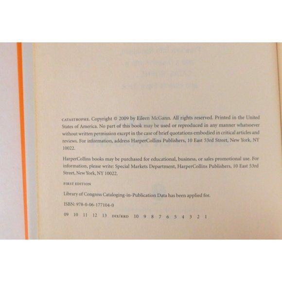 Catastrophe and How to Fight Back by Dick, McGann, Eileen Morris 1st Edition 200 - Picture 5 of 6